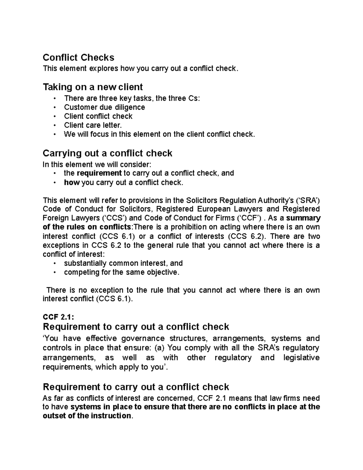 Conflict Checks: A Guide for Taking on New Clients in Legal Practice ...