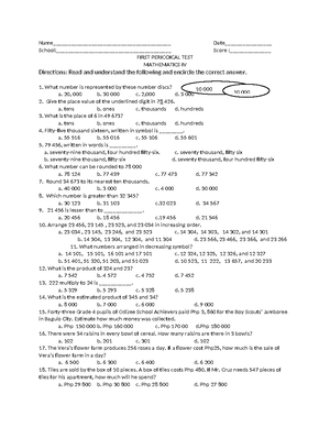 Plane Geometry - WS 1 - Bachelor in Mathematics and Science Elementary ...