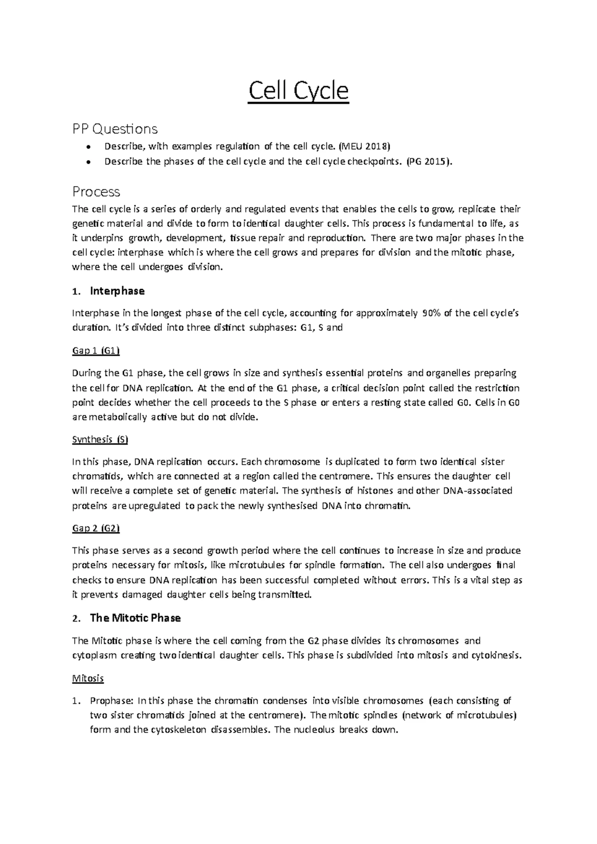 Cell import and export mechanisms - PP Questions Define and compare the ...