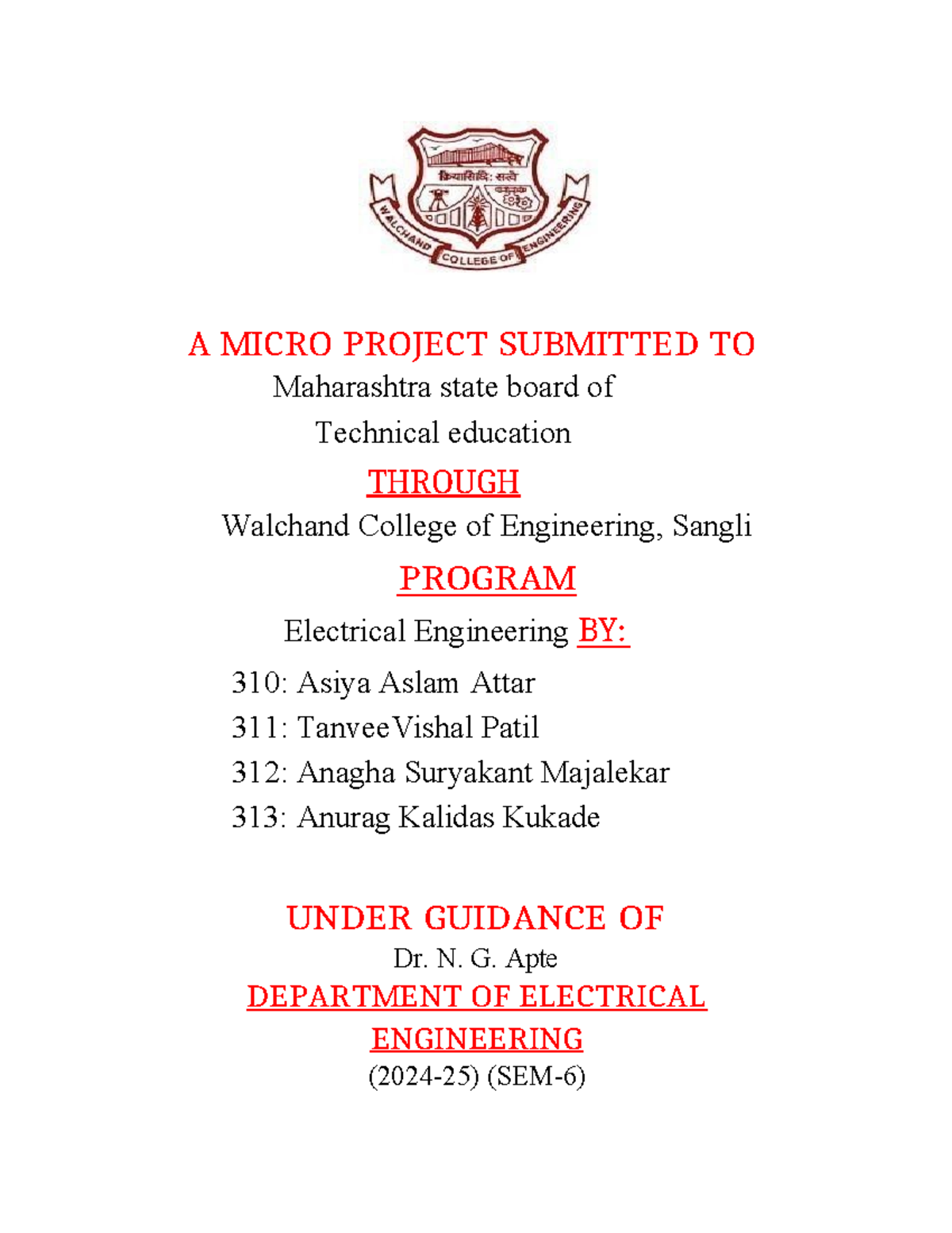 Micro Project Report on Maintenance of Electrical Power Transformer ...