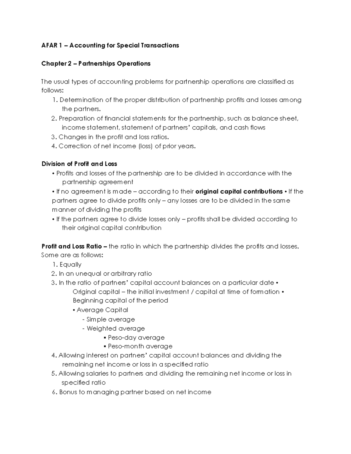 538823951 Chapter 2 Partnership Operations Overview and Key Concepts ...