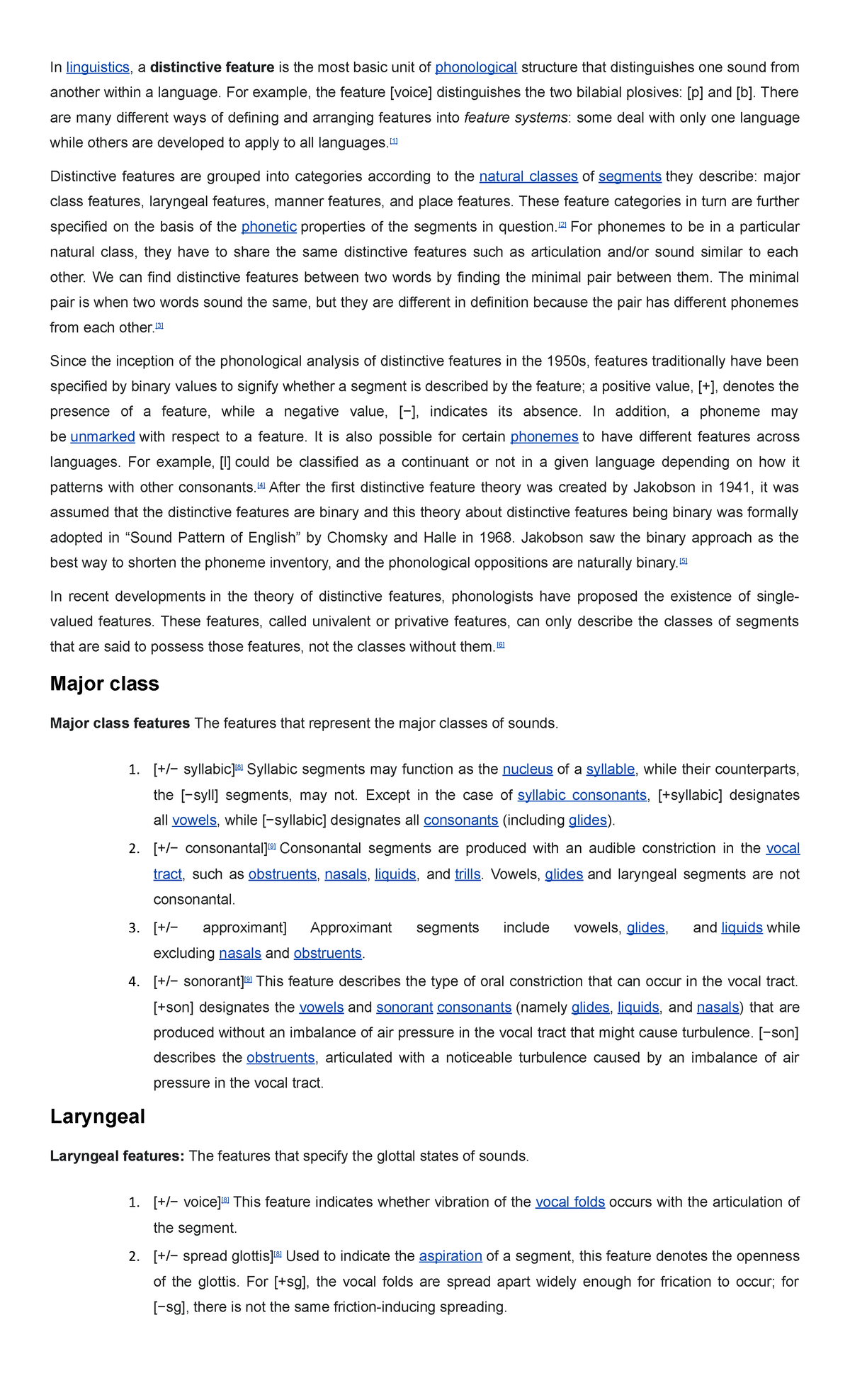 Distinctive features - asfnhghgre - In linguistics, a distinctive ...