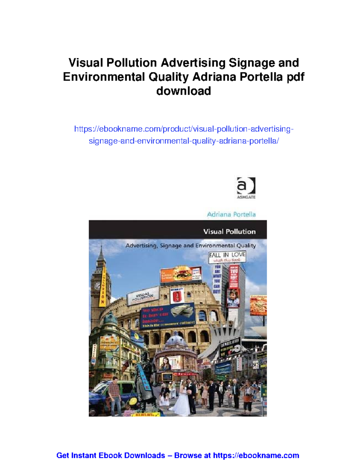 Visual Pollution and Commercial Signage: Environmental Quality Insights ...