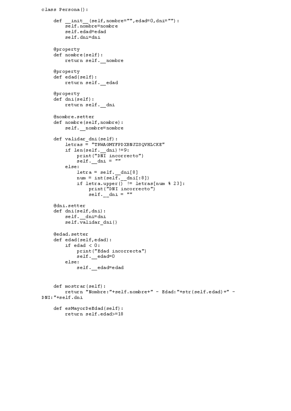 EJ.POO. Ejercicios Resueltos de Clases en Python - Studocu