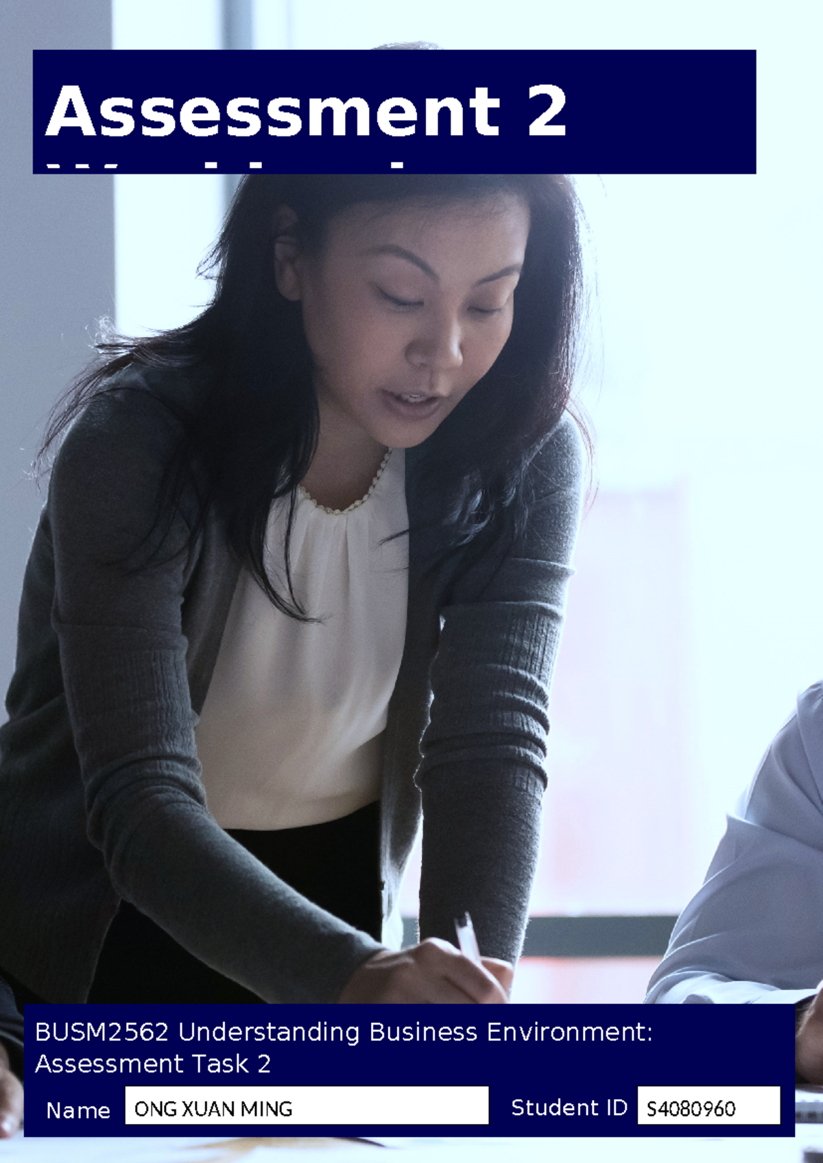 Assignment 2 Overview and Deliverables for BUSM2562 - Studocu