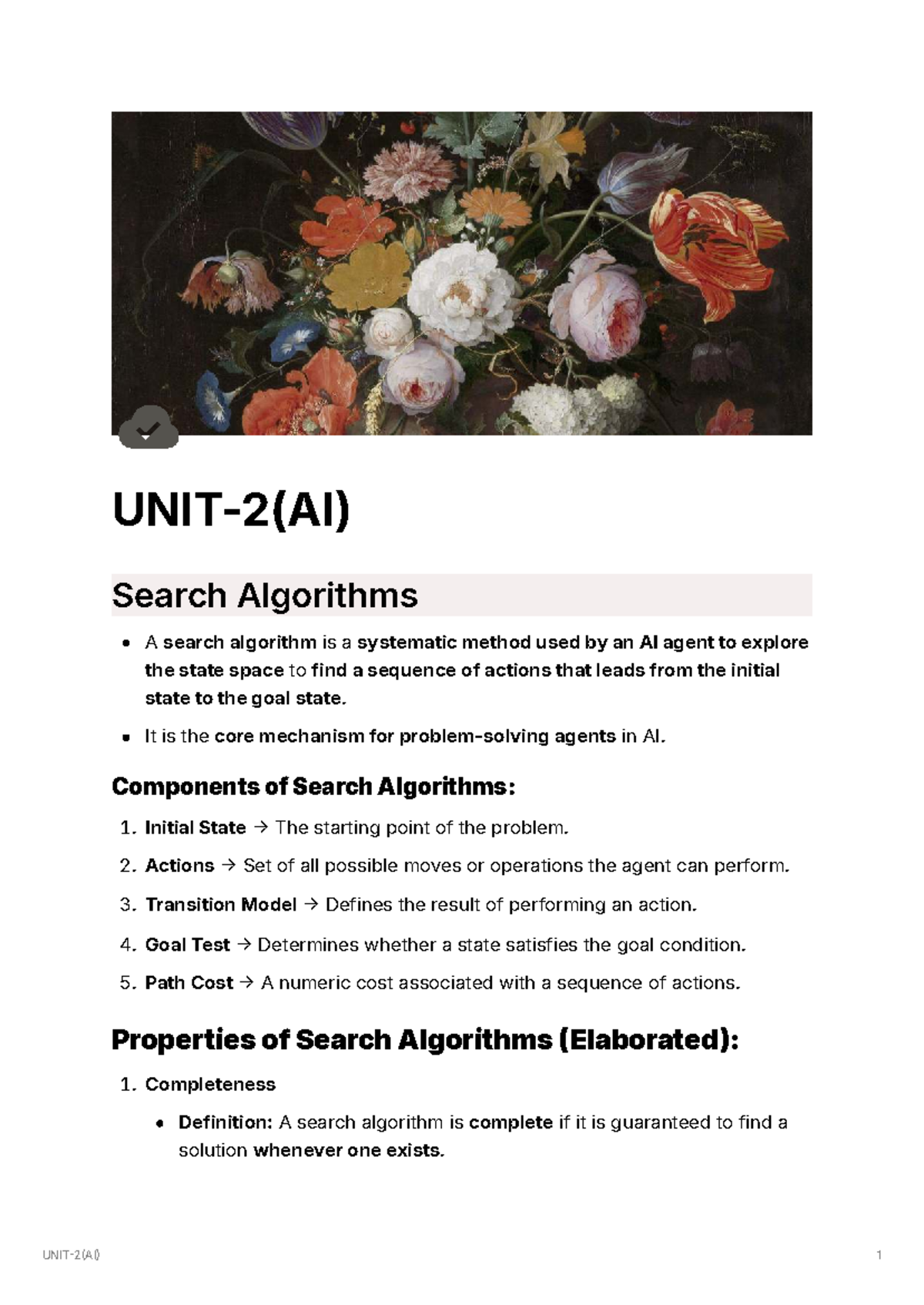 SEARCHINGS IN AI: Understanding Search Algorithms and Their Properties ...