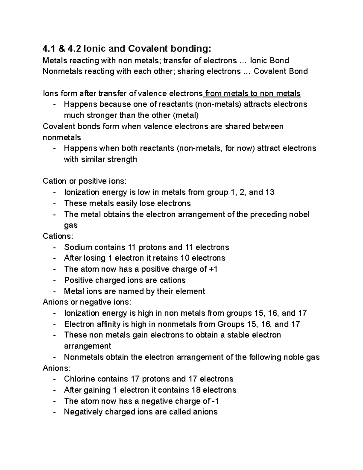 Chemistry Naming Compounds Cheat Sheet Ionic, Covalent, & Acids Studocu