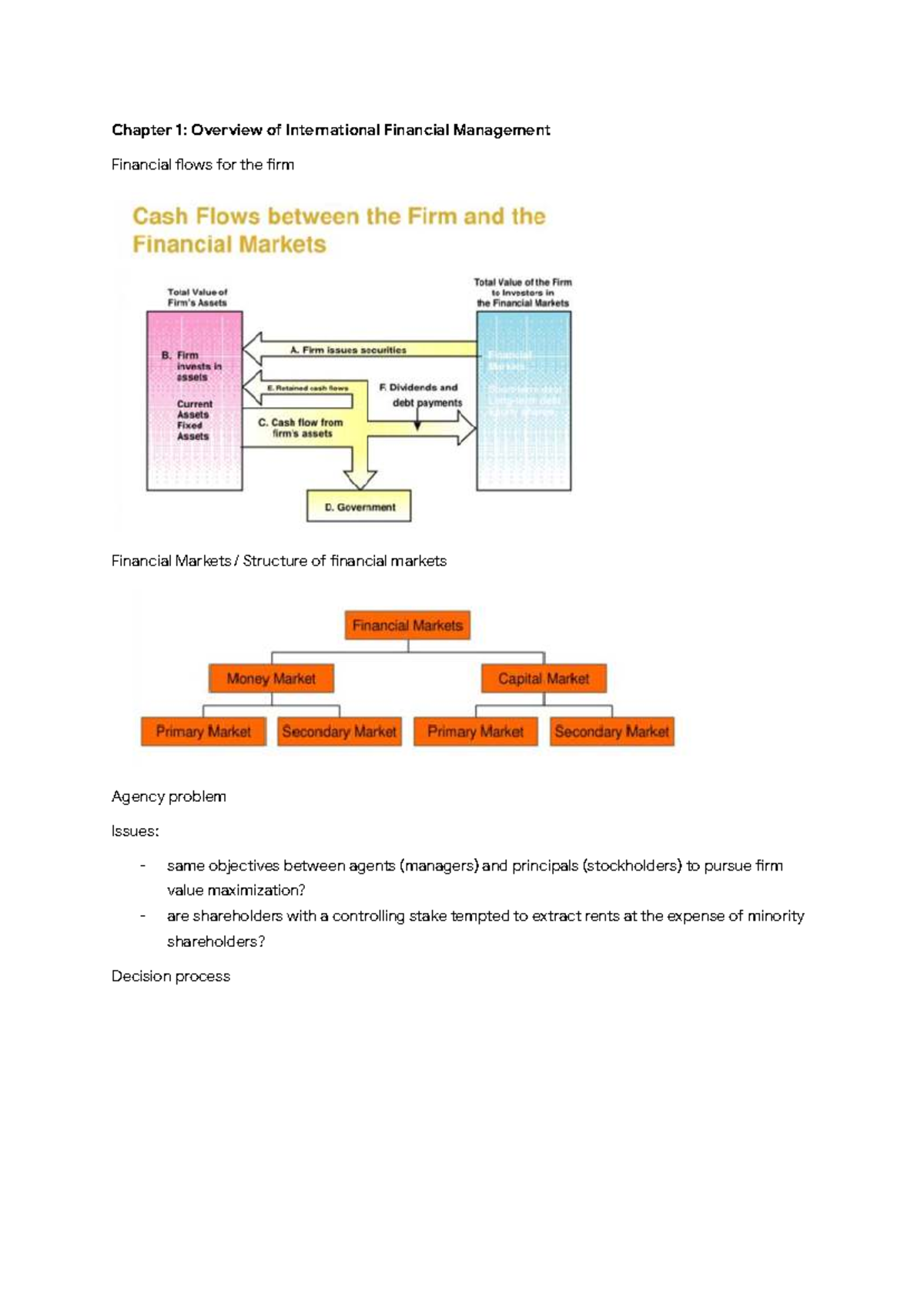 Lecture Notes: International Financial Management (IFM 101) Overview ...
