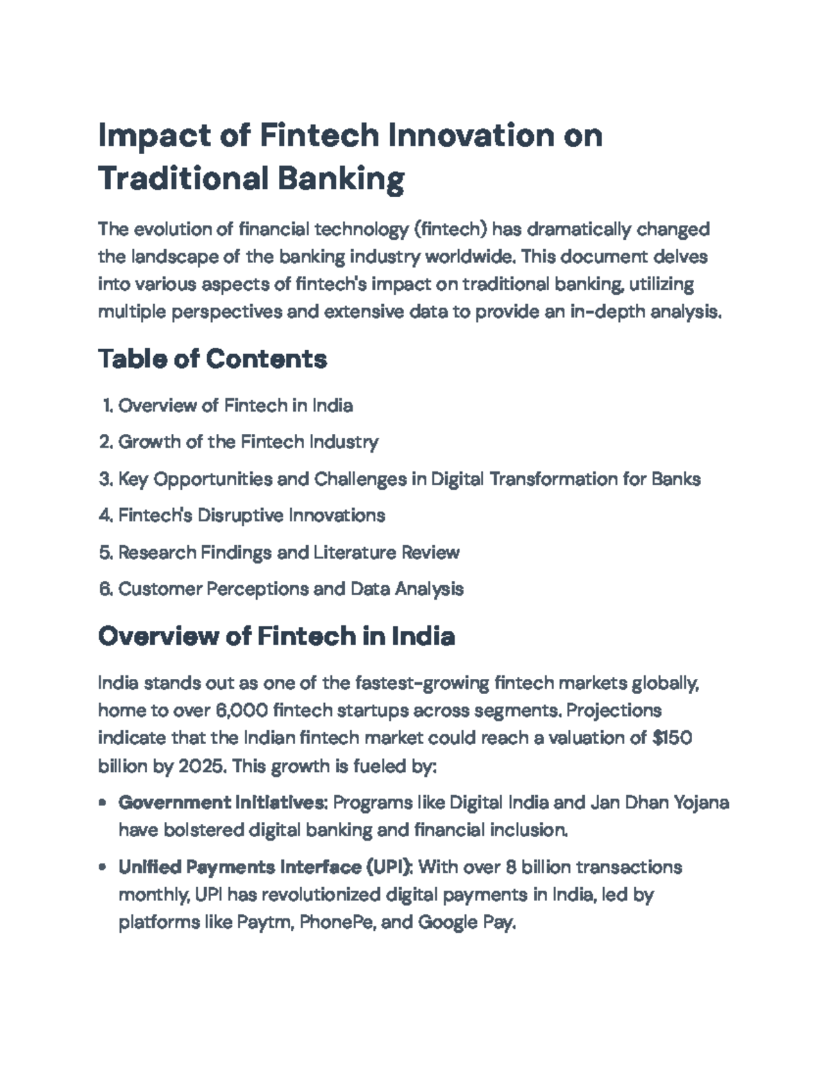 Impact of Fintech on Traditional Banking: A Survey Analysis of India ...