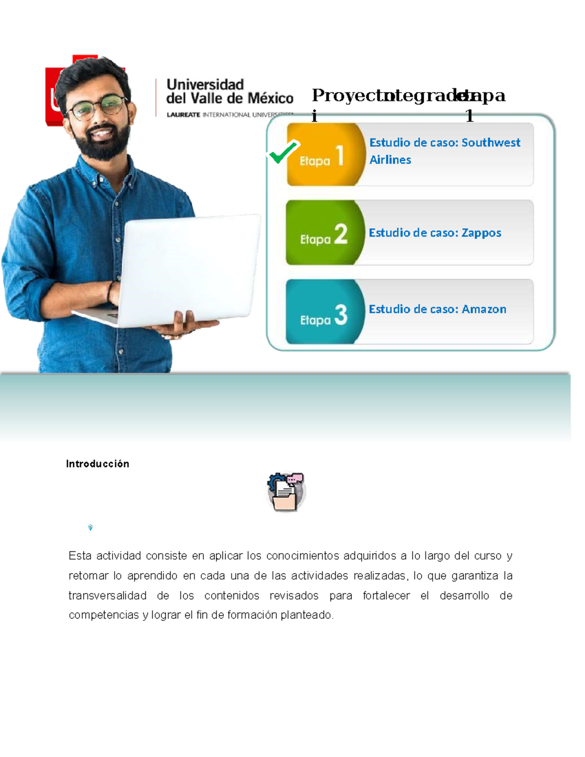 A3 Proyecto Integrador: Análisis de Casos de Southwest y Zappos - Studocu