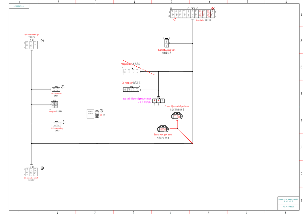 4010100W6100 - Chassis Wiring Harness Assembly Notes - Studocu
