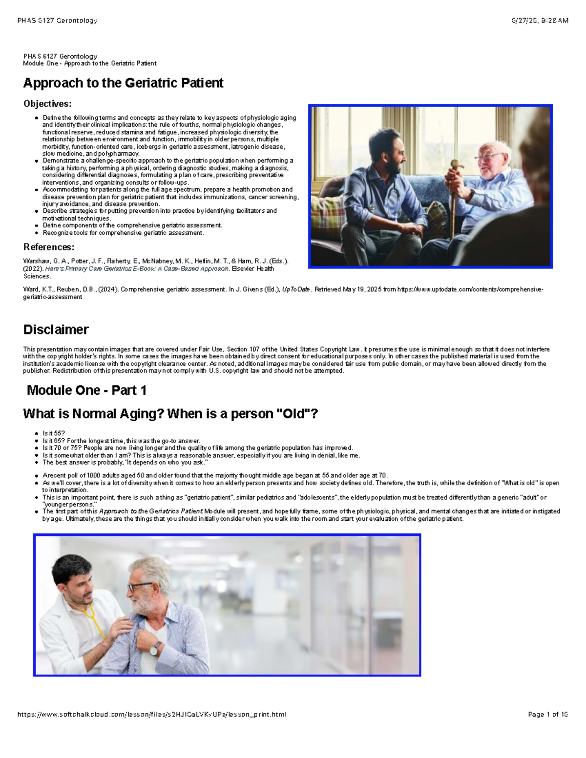 PHAS 6127 Gerontology - Module 5: Polypharmacy & Prescribing for Elders ...