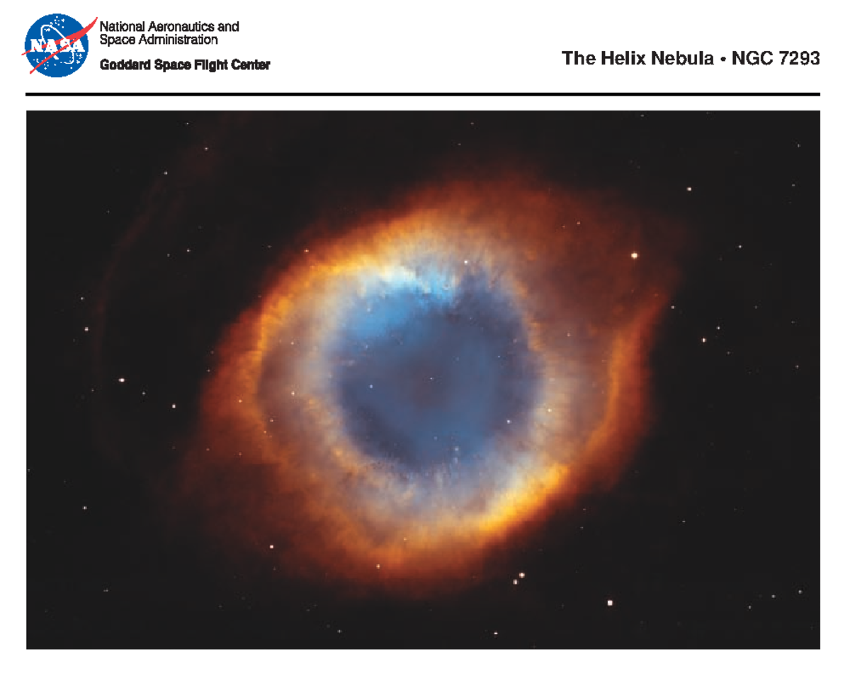 Helix Nebula (NGC 7293) - Overview and Classroom Activity Guide - Studocu