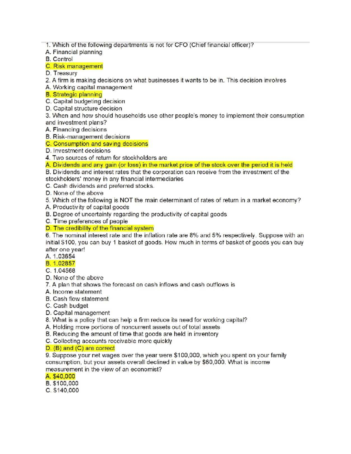 Final Exam Study Guide for Course Code: A-ZSKLKNNK - Studocu