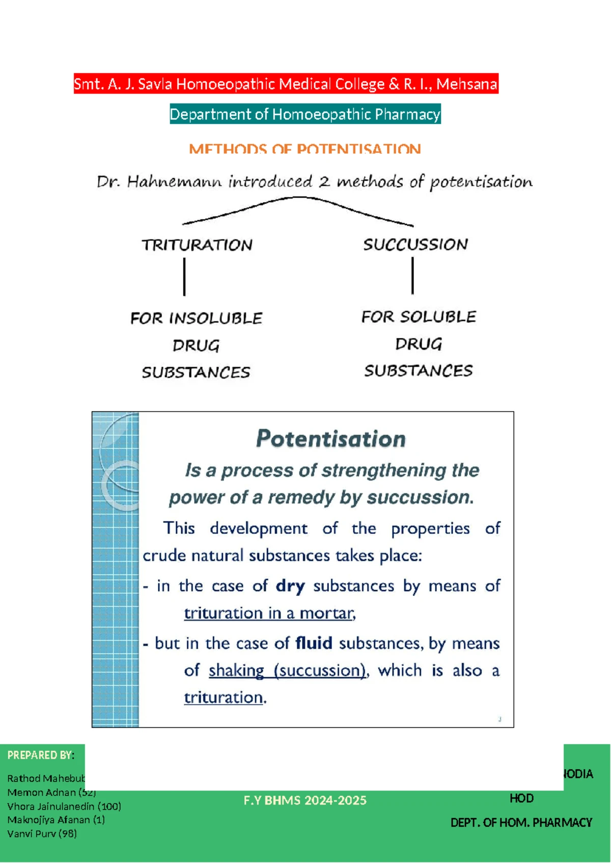 Standardisation OF Drugs – Microscopic Evaluation - Homeopathic ...