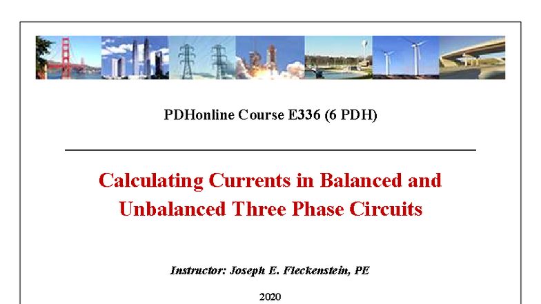 Calculating Currents in Balanced & Unbalanced Three Phase Circuits ...