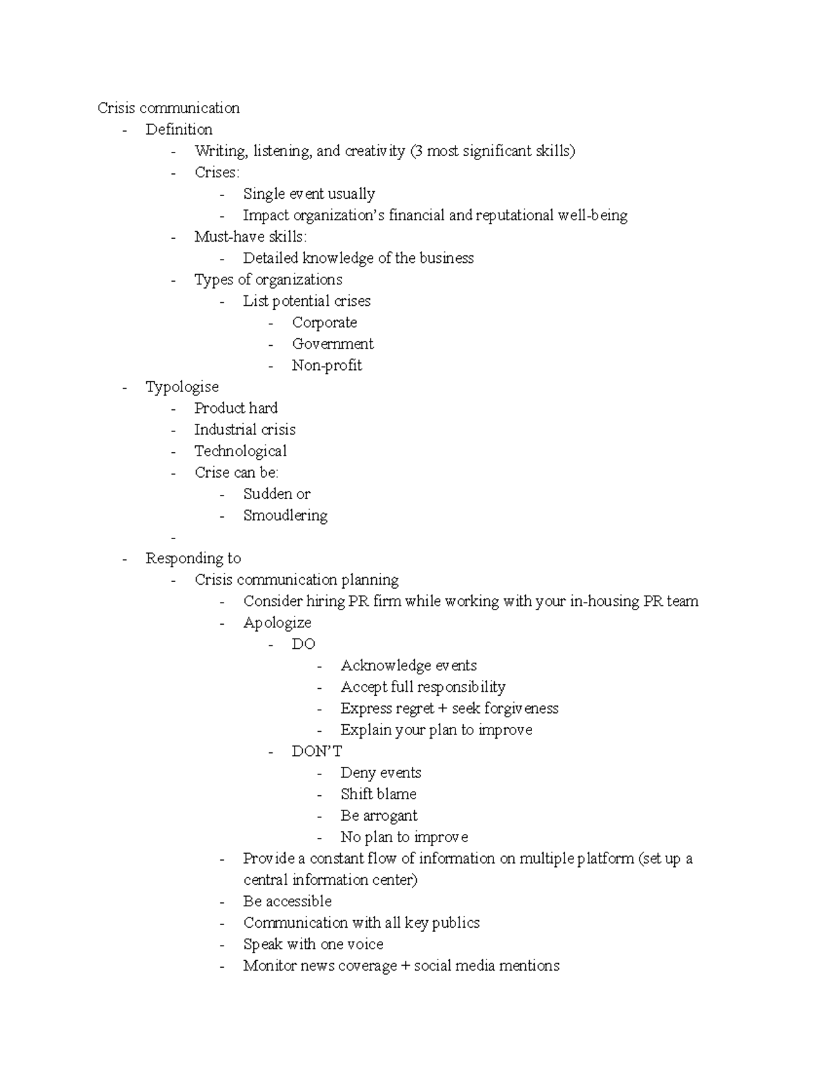 MAP NOTE 02 14 2023 - MAP UNITE NOTE - Crisis communication ...