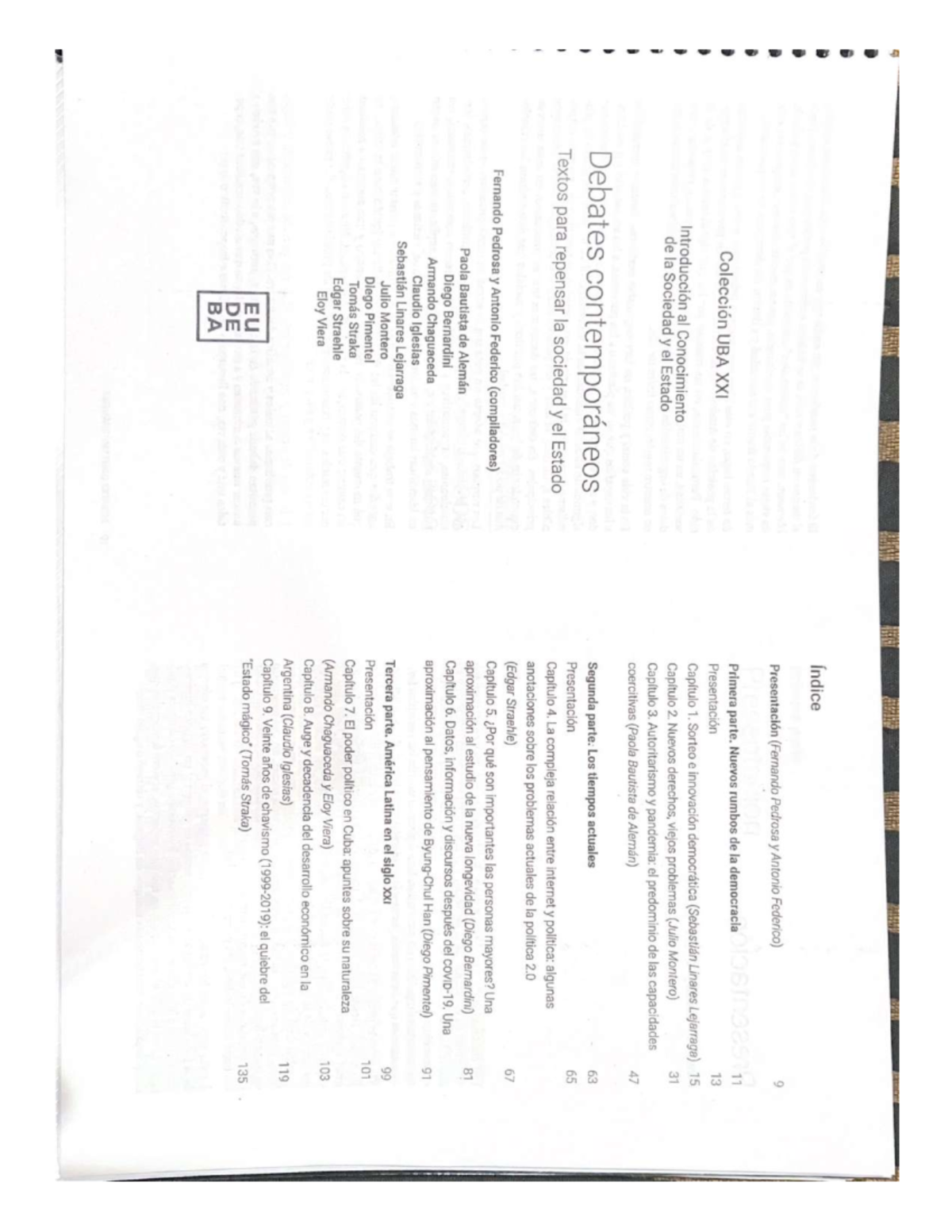 Debates Contemporáneos Aspectos Relevantes En Uba Xxi Studocu