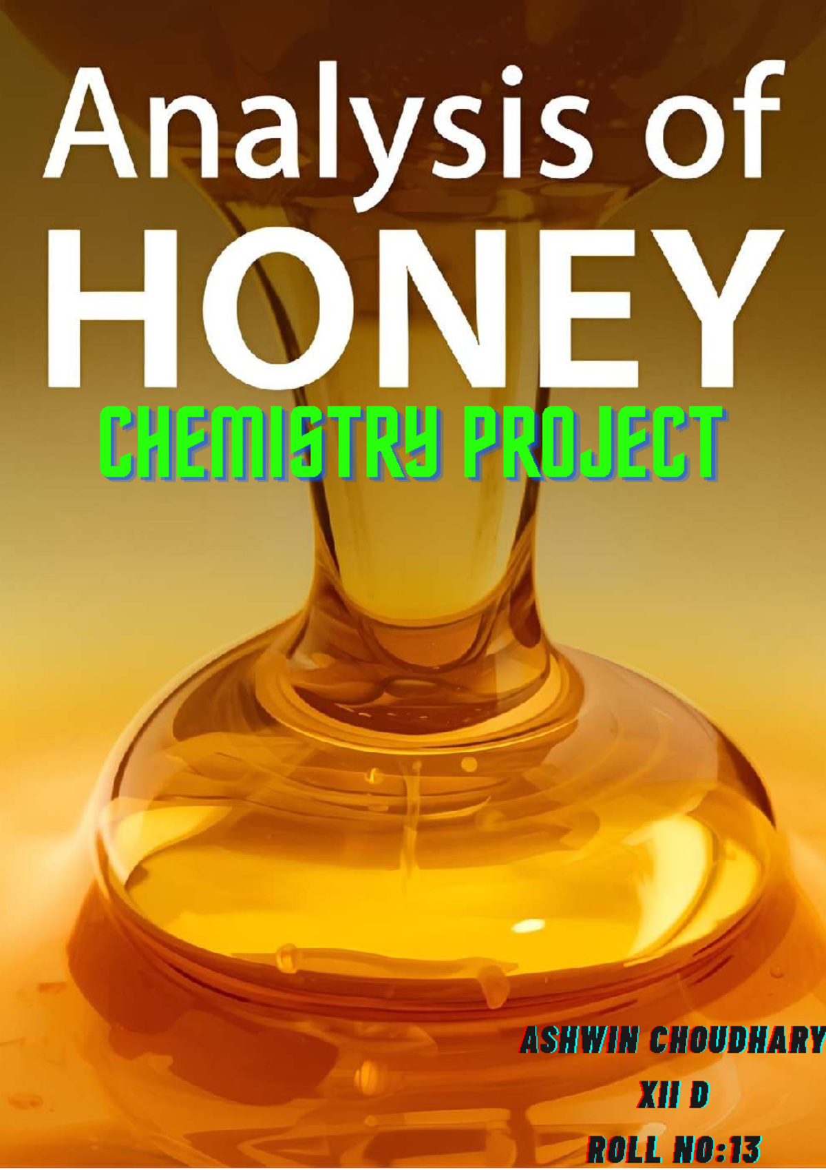 Chemistry Project for AISSCE - Ashwin Choudhary XII D - Studocu