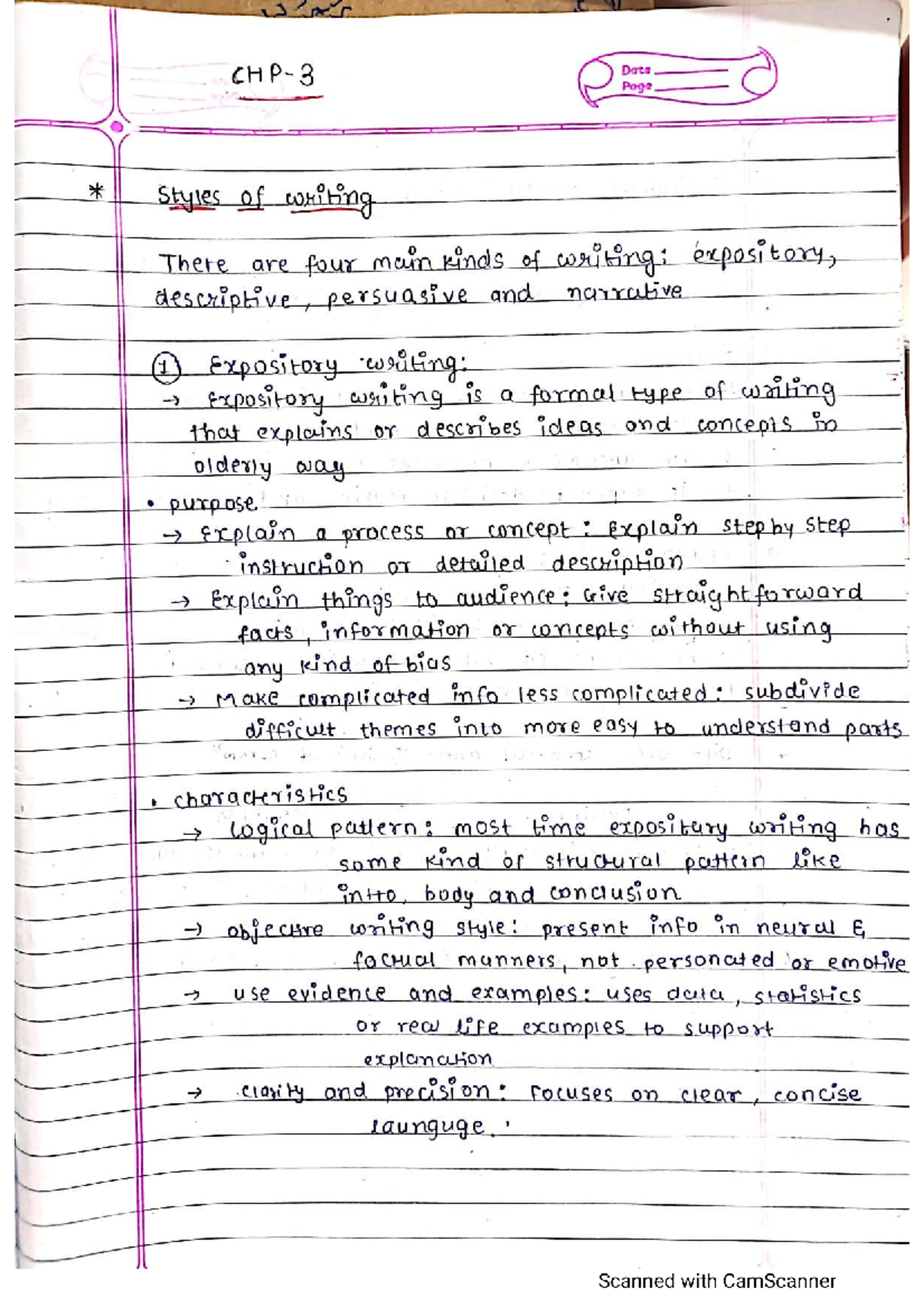 Writing Styles: Expository, Descriptive, Narrative & More (ENG101 ...
