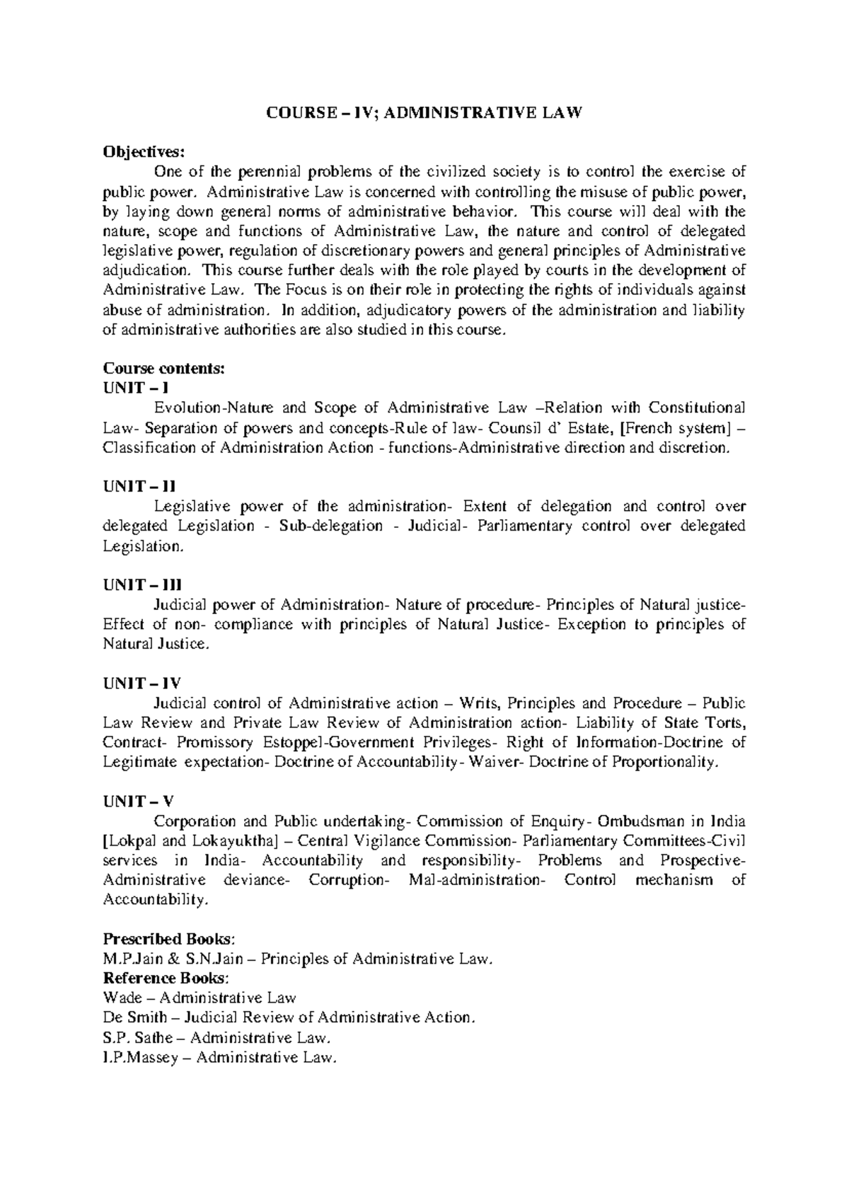 Admin Law Notes: Overview & Key Concepts for 3rd Sem 3 Year LLB - Studocu