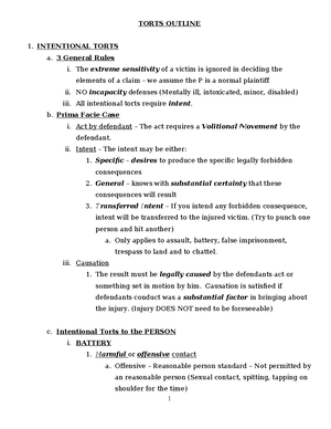 Torts case brief horning, della penna, friedman, texas skaggs ...