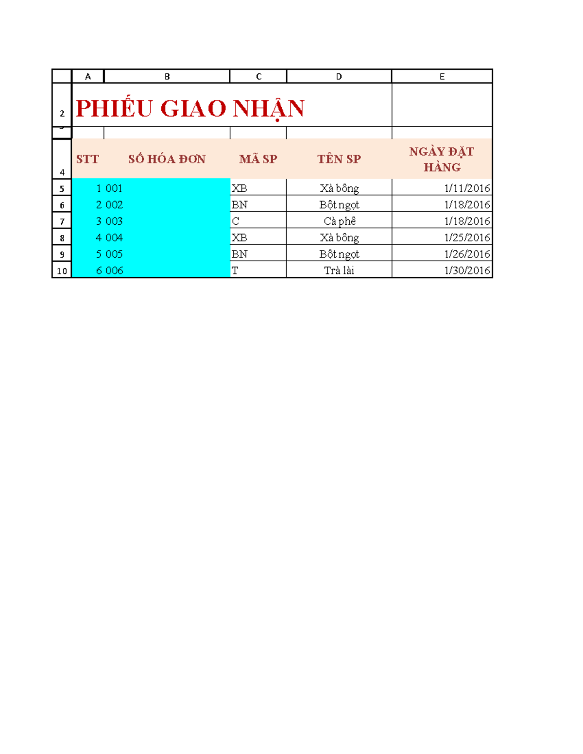 Print 1 - hdfdf - 2 3 4 5 6 7 8 9 10 A B C D E PHIẾU GIAO NHẬN STT SỐ ...