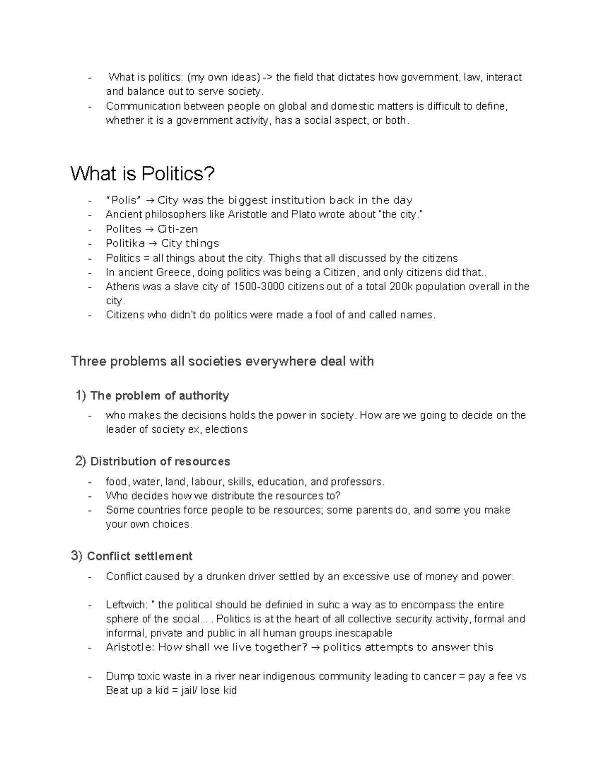 Introduction to politics 100: Understanding power, authority, and ...