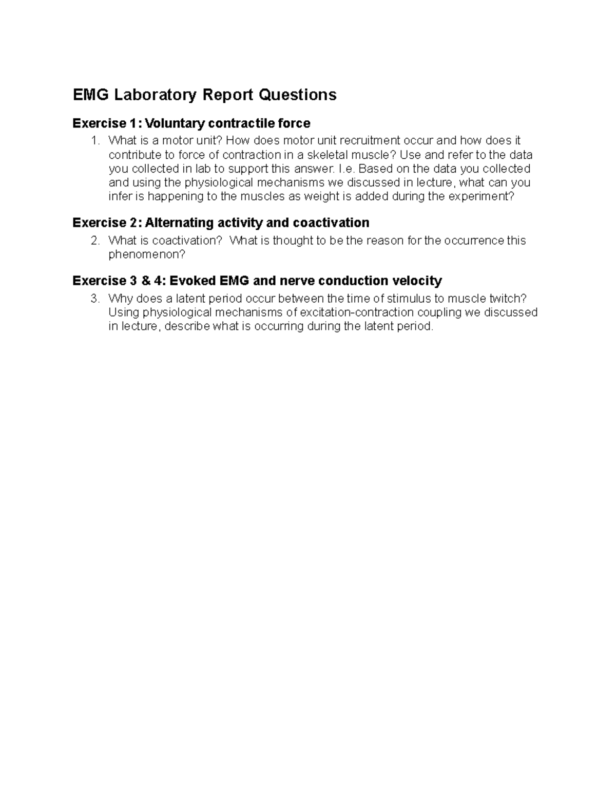 LAB4 EMG Report: Motor Units, Coactivation & Latent Period Analysis ...