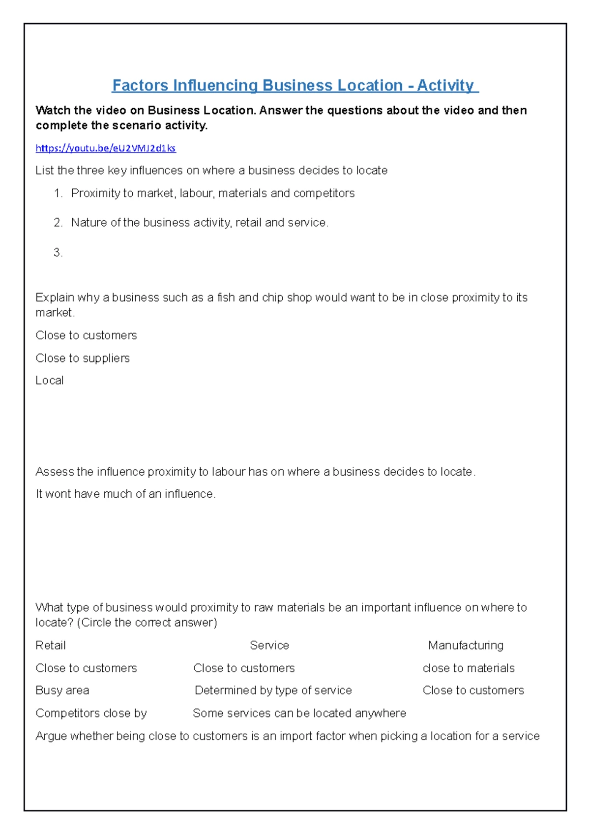 Gcse Business 1bs0 Paper 1 Investigating Small Business Exam June 2022 Studocu Gcse Business 1bs0 Paper 1 Investigating Small Business Exam June 2022 Studocu