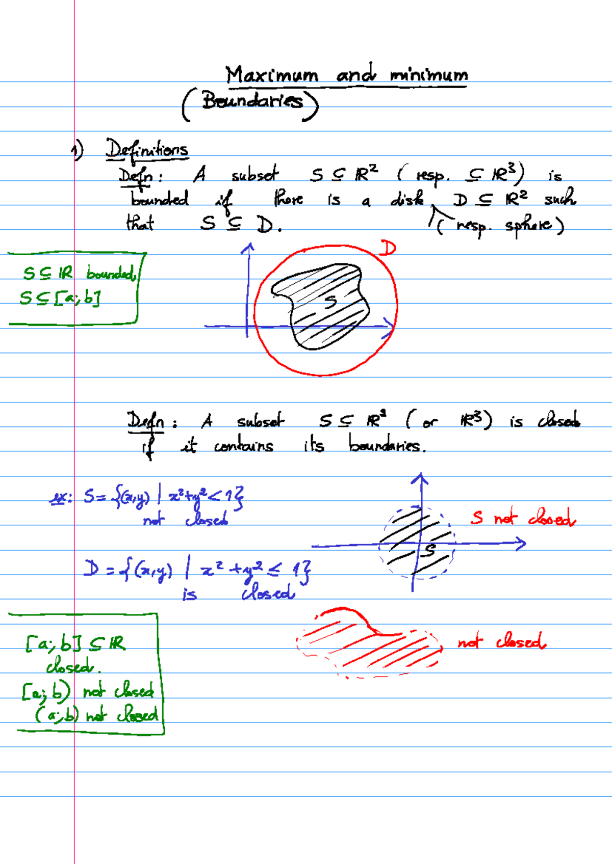 Lecture Notes on Maximum and Minimum Functions (20260323) - Studocu