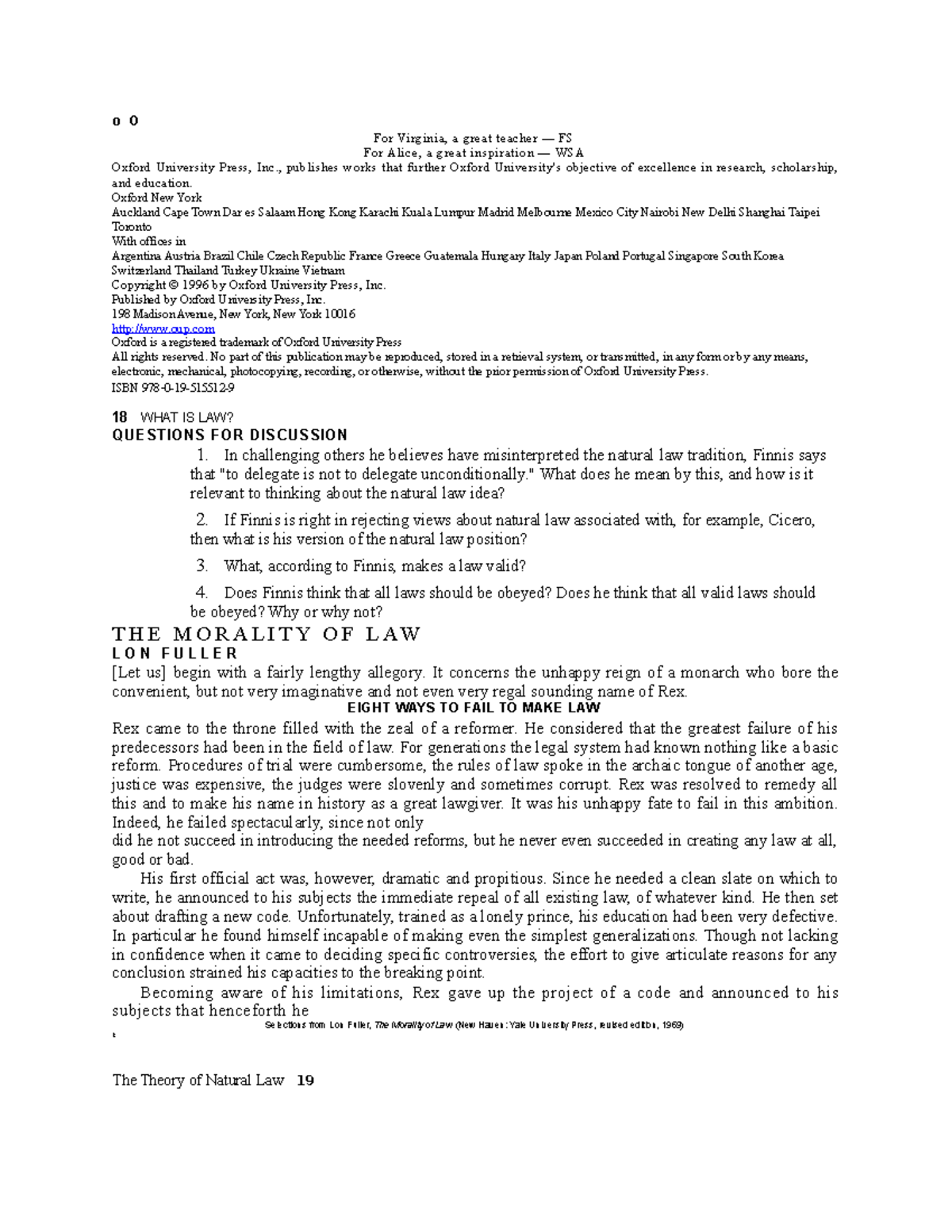 POLS 301 - Final Exam Study Guide: Philosophy of Law Insights - Studocu