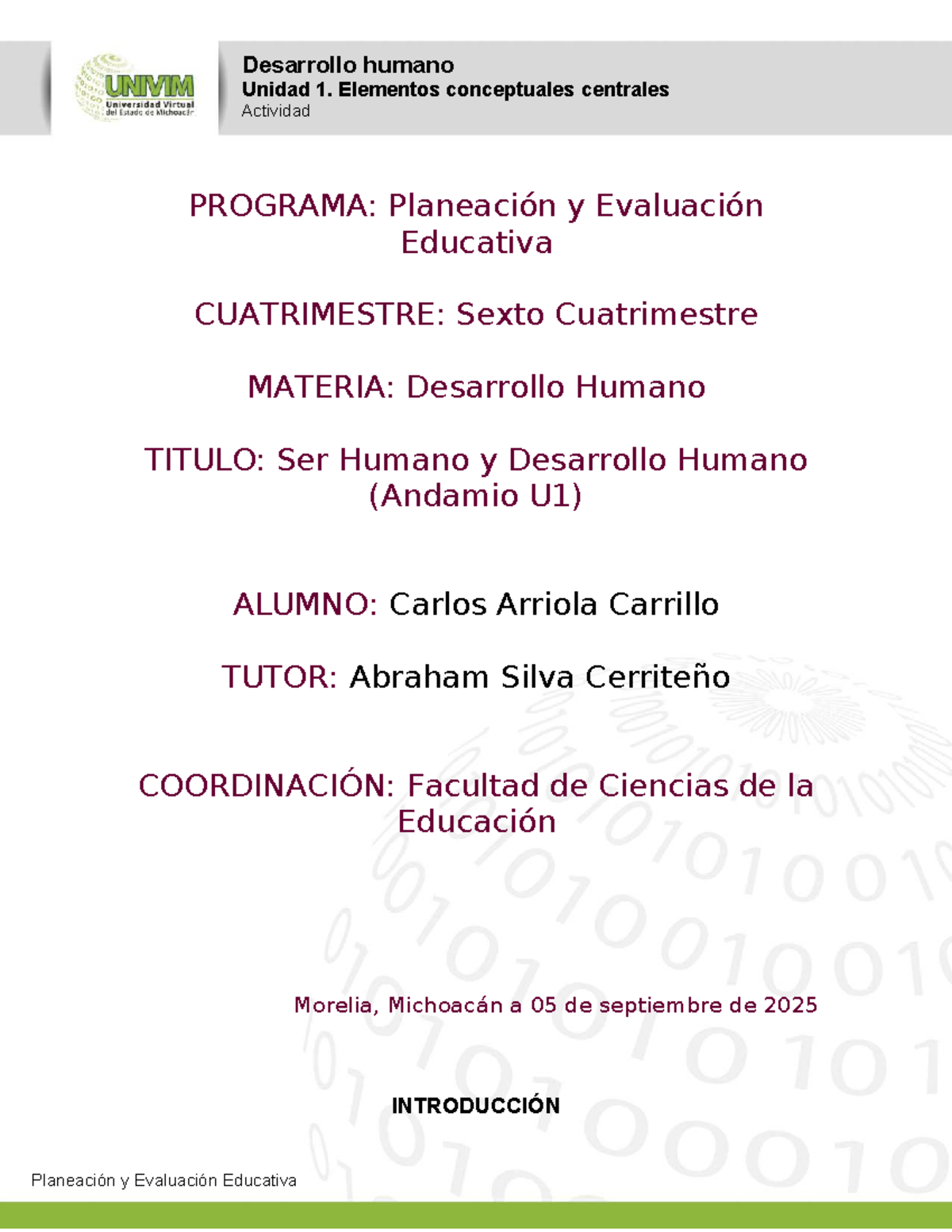 Desarrollo Humano U1: Platón y Maslow sobre Autorrealización - Studocu
