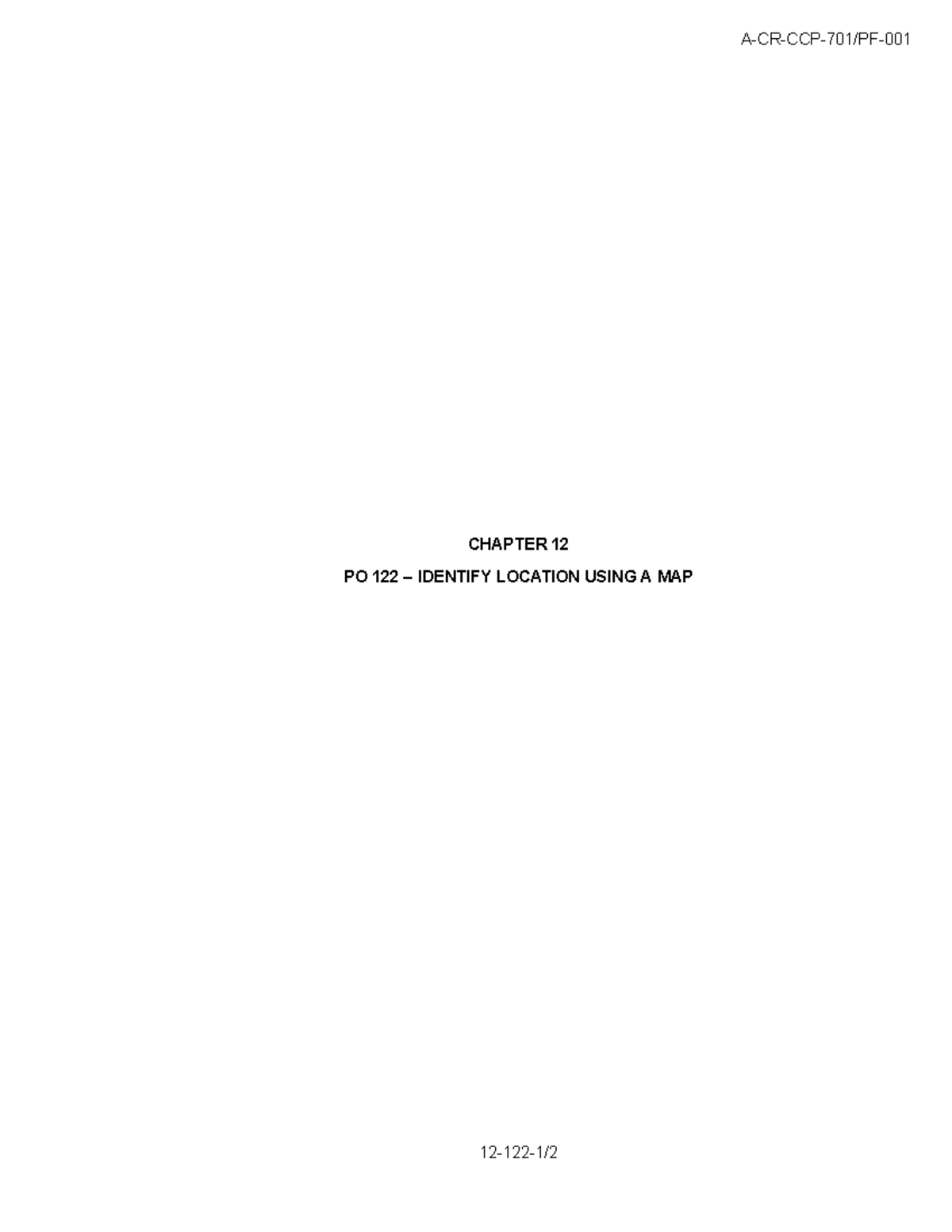 CHAPTER 12 PO 122 MAP ORIENTATION AND TYPES OF MAPS - Studocu