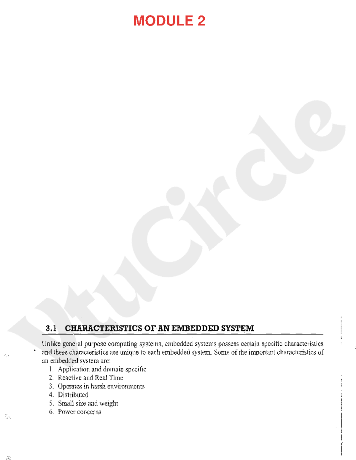 Bis714c Module 2 Characteristics Of Embedded Systems Studocu