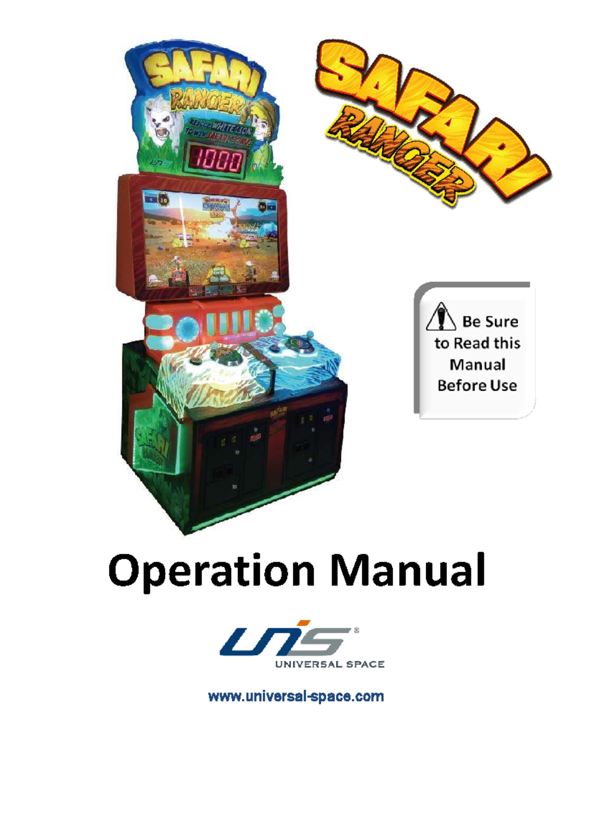 Safari Ranger Rev1.0 Operation Manual and Safety Guidelines - Studocu