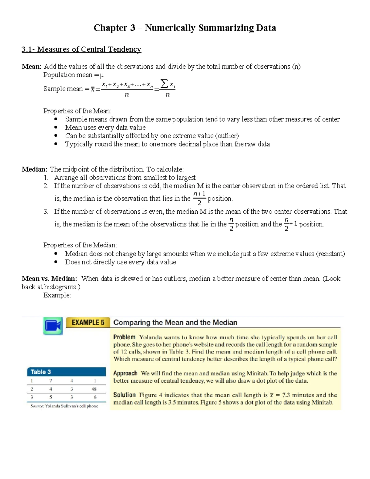 Sullivan 101: Chapter 1 - Data Collection in Statistics - Studocu