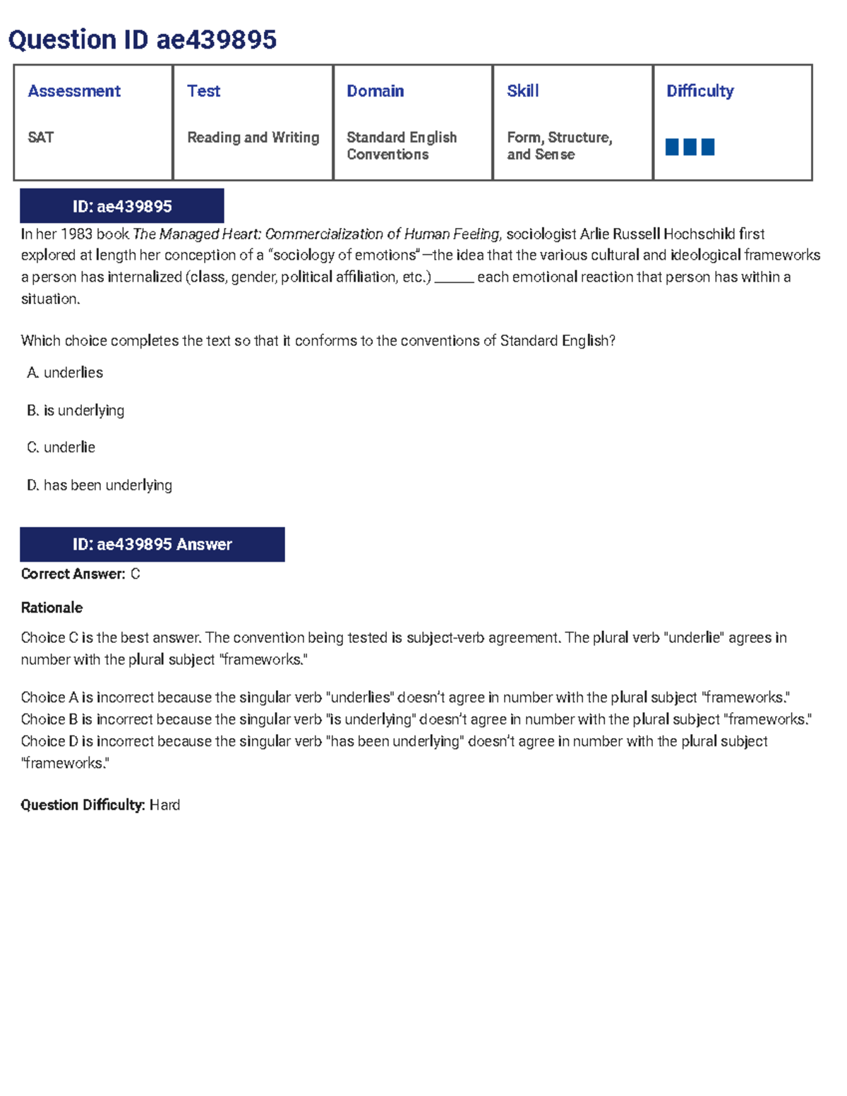 SAT Reading & Writing Expression of Ideas Transitions Practice