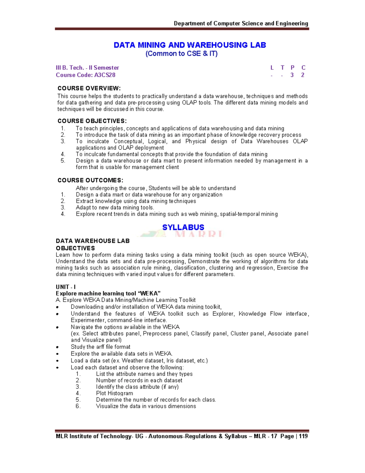 DATA Structures LAB - DATA STRUCTURES (R18A0584) LABORATORY MANUAL B II ...