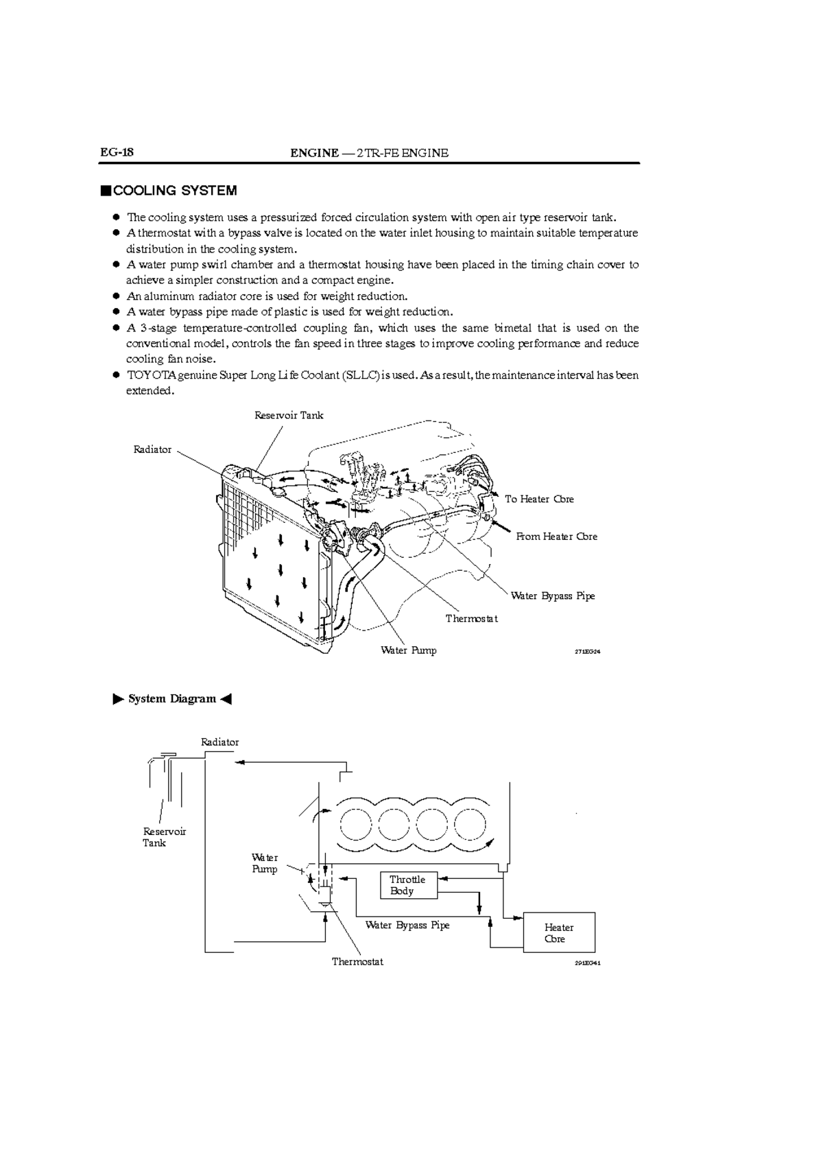TOYOTA HICE Engine Cooling System Overview (ENG 271EG24) - Studocu