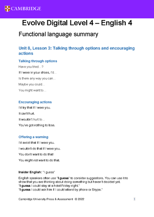 Evolve Digital Level 4 Worksheets 1.4.1 - READING FOR MAIN IDEAS ...