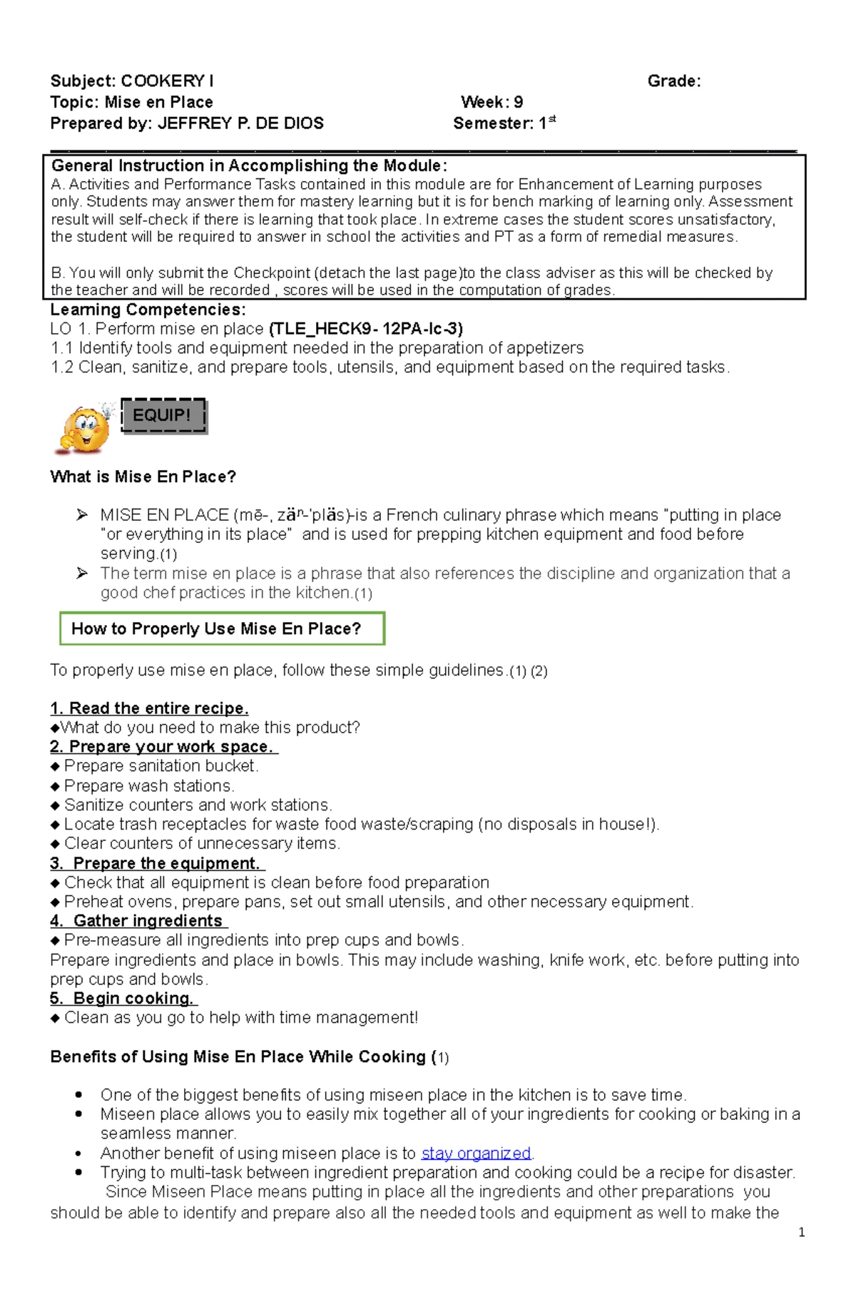 Classification of Appetizer - Semi Detailed Lesson Plan in Technology ...