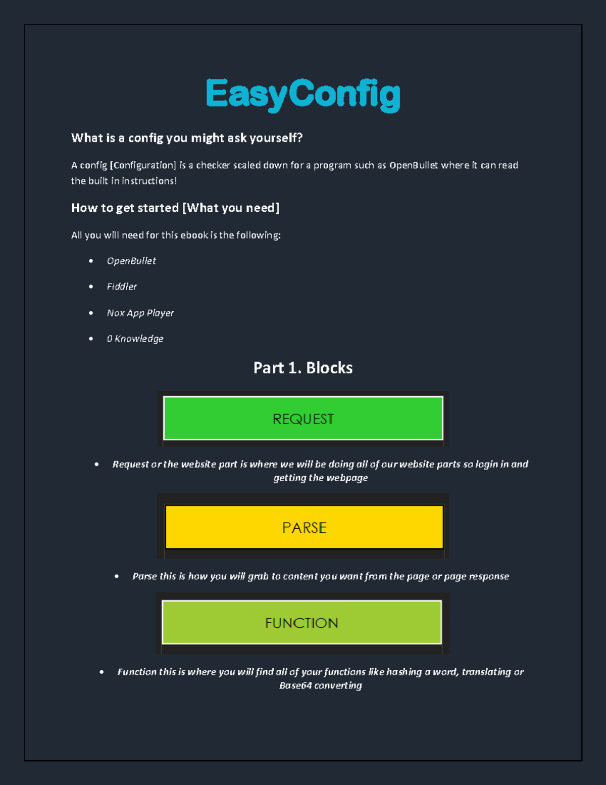 Config Making 1 - A Beginner's Guide to Creating OpenBullet Configs ...