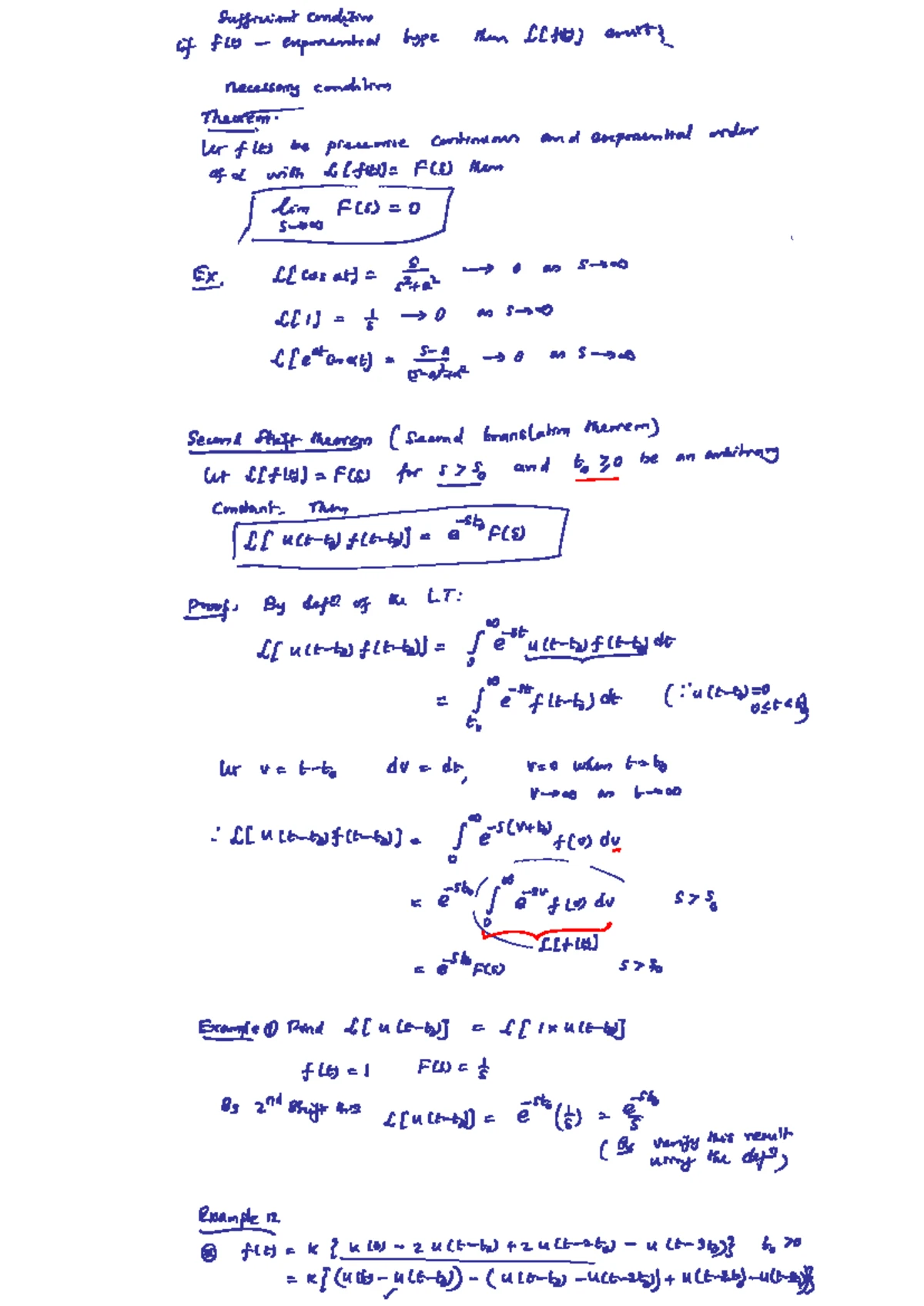 Lecture 4 Notes on Complex Transform Properties and Theorems - Studocu