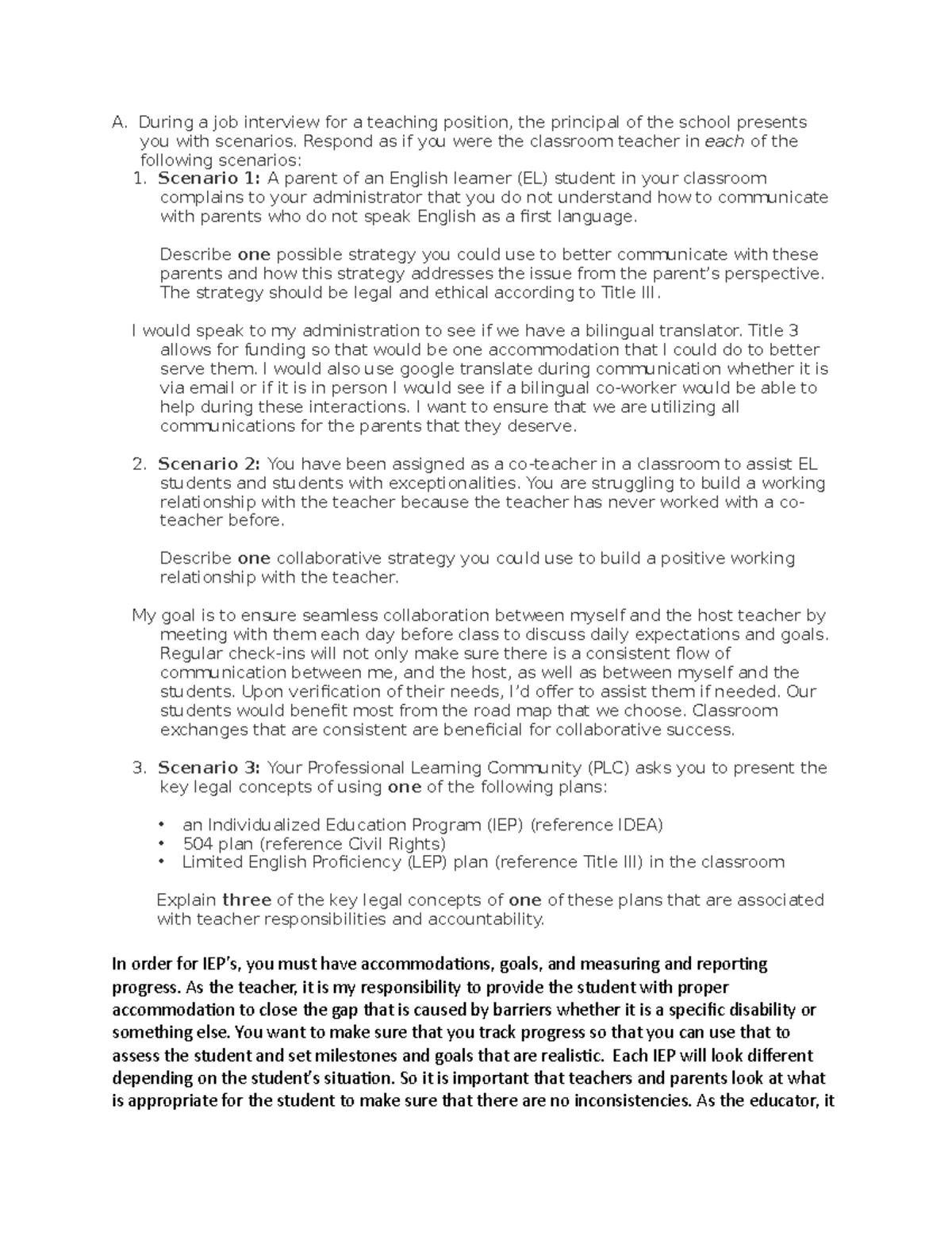 D096 TASK 3 - Task 3 - D096 TASK 3 A. Scenario 1: Looking into Title ...