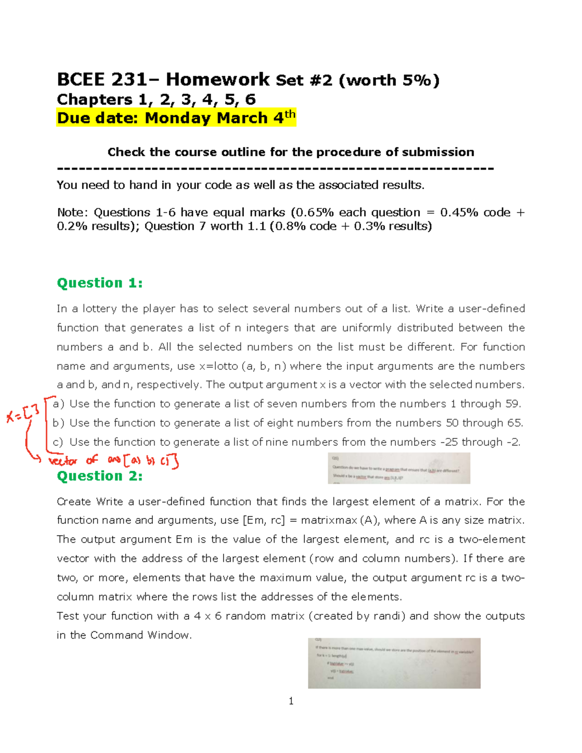 BCEE Homework Set: Assignment 2 (Chapters 1-6) Due Mar 4, 2024 - Studocu