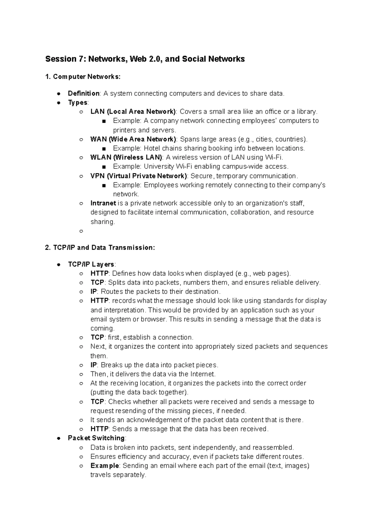 Chapter 1 Summary - CHAPTER 1: Introduction to Information Systems 1 ...