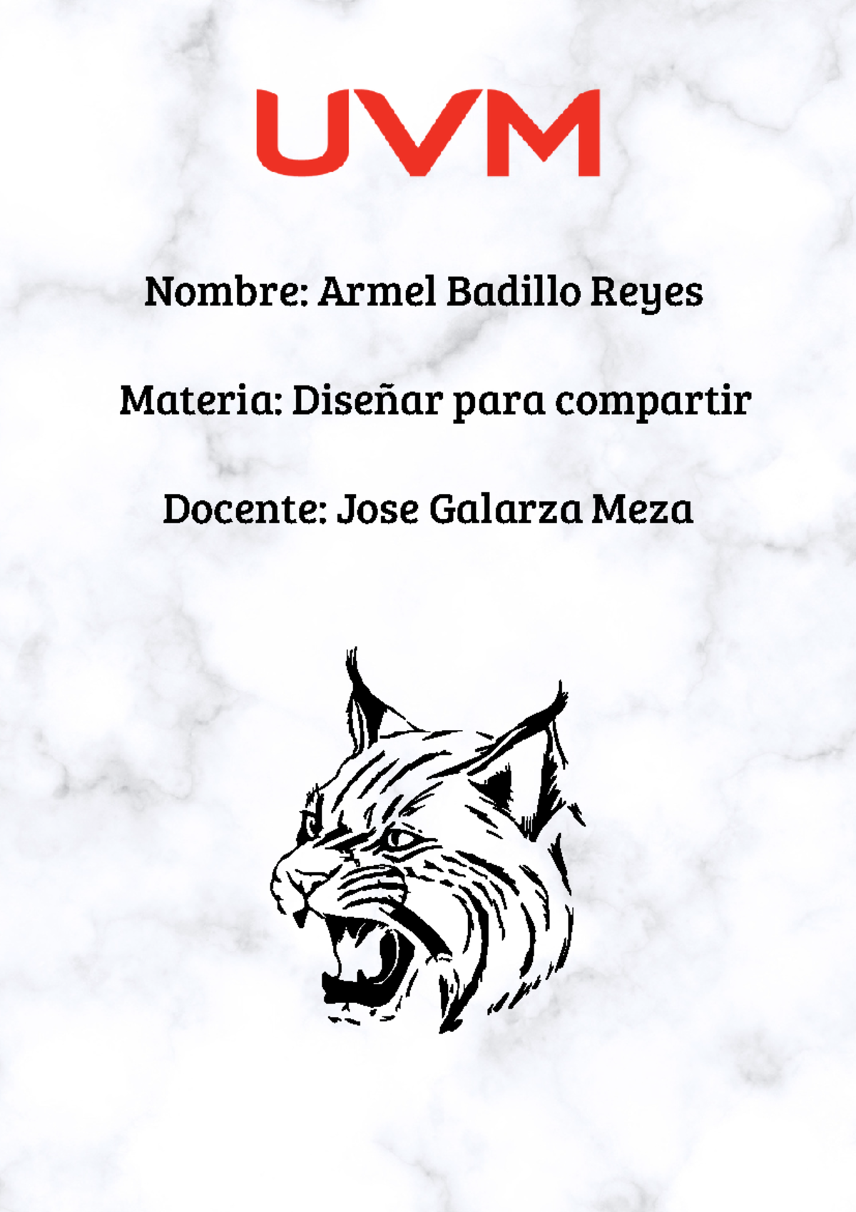 A1m klmpkhbyugjkn - Nombre: Armel Badillo Reyes Materia: Diseñar para ...