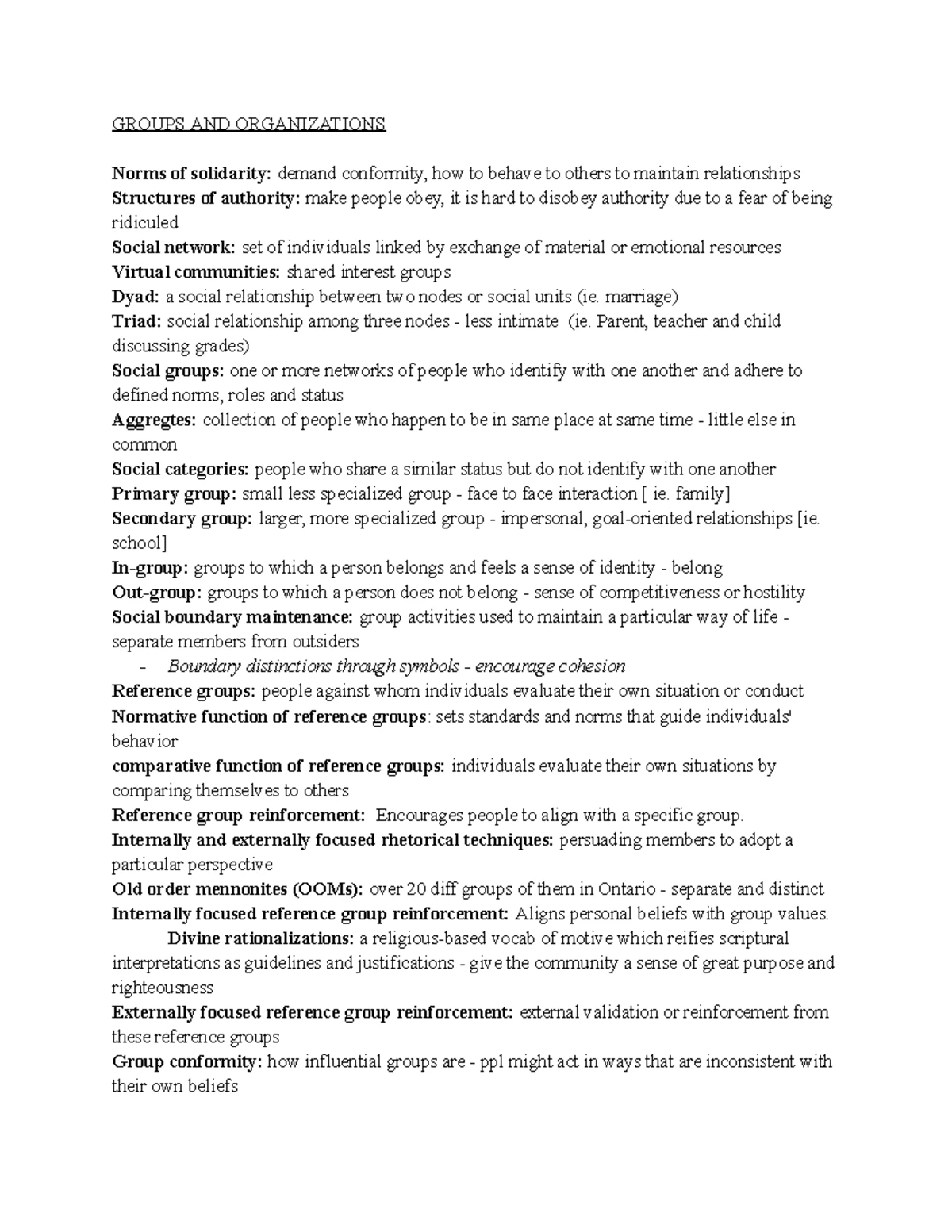 Sociology SOC101 - Chapter 7 Lecture Notes on Social Inequality - Studocu