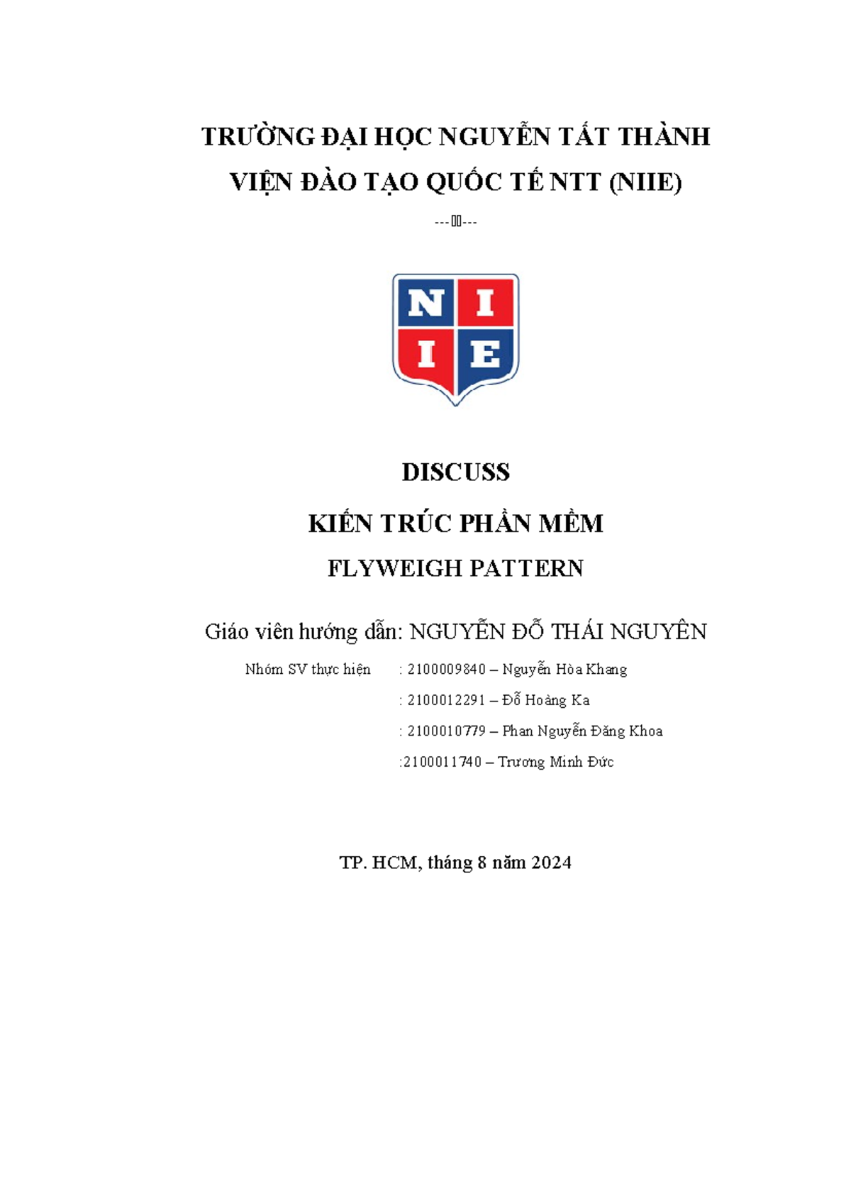 Structural Patterns and Flyweight Pattern Overview - CS202 Doc - Studocu